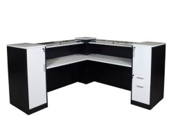 Prism glass top reception desk NRC2216 (3)