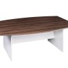 Boat shape conference table