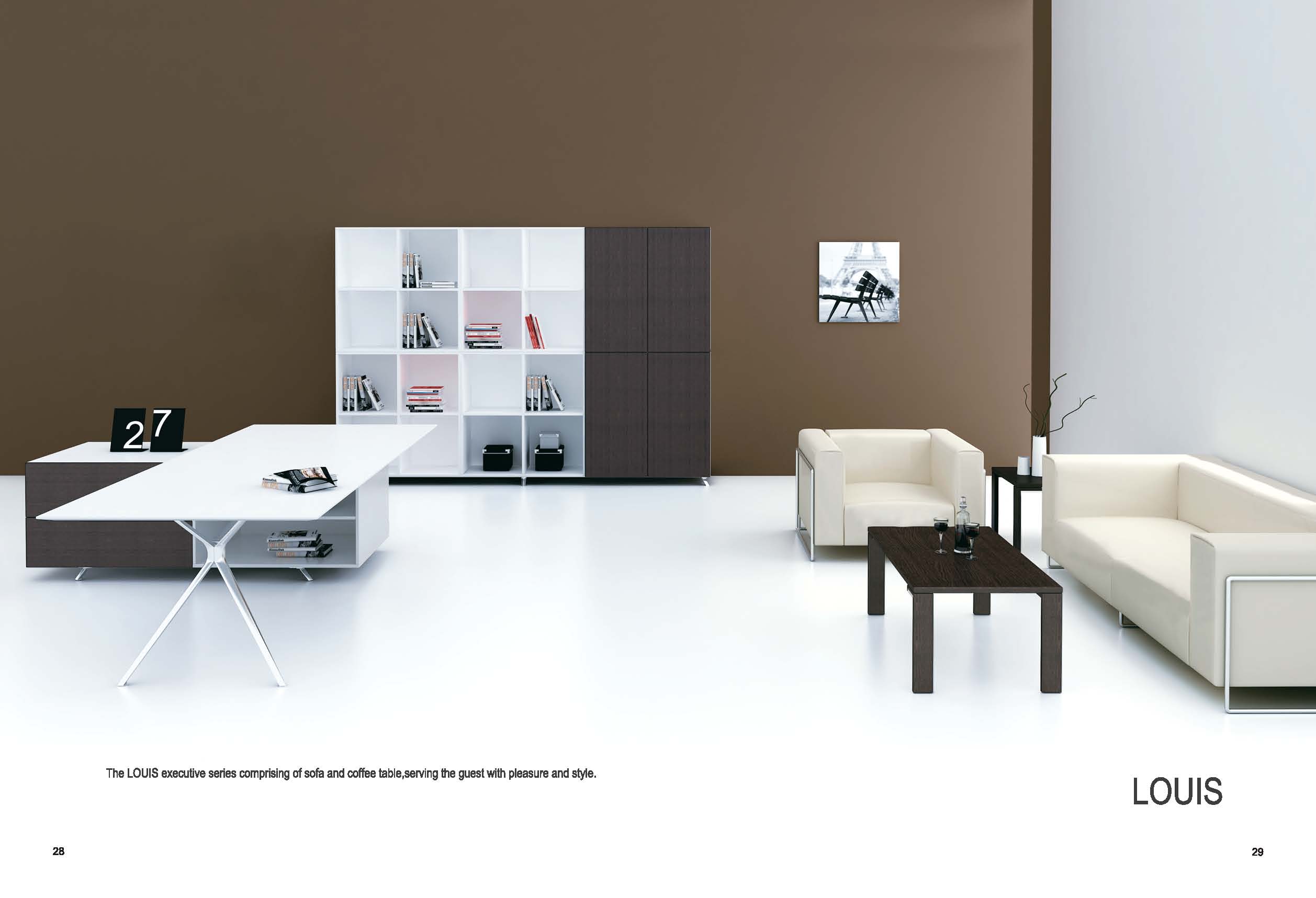 Louis coffee table scene